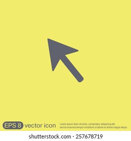 web arrow symbol, cursor icon