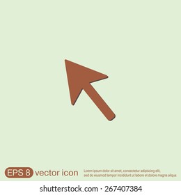 web arrow symbol, cursor icon