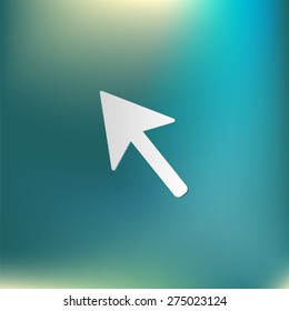 web arrow symbol, cursor icon