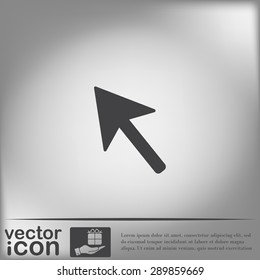 web arrow symbol, cursor icon