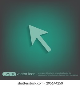 web arrow symbol, cursor icon