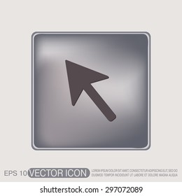 web arrow symbol, cursor icon