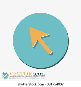 web arrow symbol, cursor icon