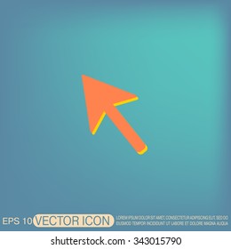 web arrow symbol, cursor icon