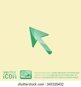 web arrow symbol, cursor icon