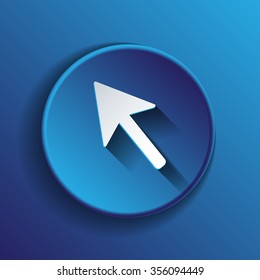 web arrow symbol, cursor icon