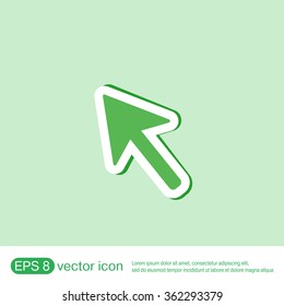 web arrow symbol, cursor icon