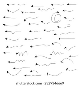Web arrows. Symbols for website direction arrows signs buttons vector infographics icons. Illustration of arrow icon button for website, web navigation pointer