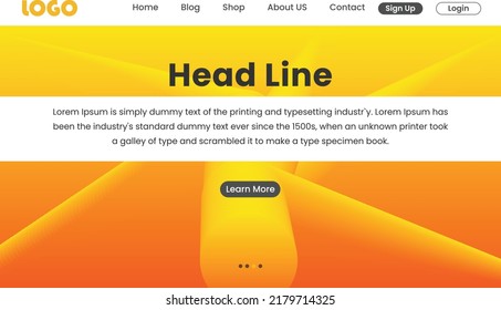 WEB background. First page background. Landing page template. Vector illustration. EPS 10