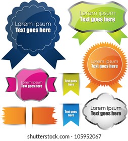 web badges labels