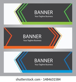 Web banner abstract geometric template for business, modern web design, corporate, identity, stationery, background modern