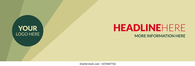 Web Banner Ad Retro Vintage Vector Design Template