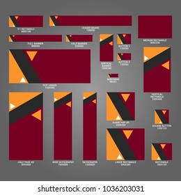 Web Banner Ads Template Background