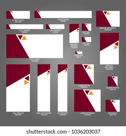 Web Banner Ads Template Background
