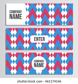 Web banner blank cover