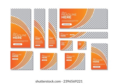 web banner bundle set for your food business