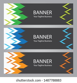 Web banner business template abstract geometric, modern web design, corporate, identity, stationery, background modern
