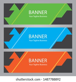 Web banner business template abstract geometric, modern web design, corporate, identity, stationery, background modern