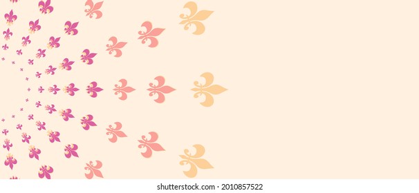 Web banner with circular ornamental design element