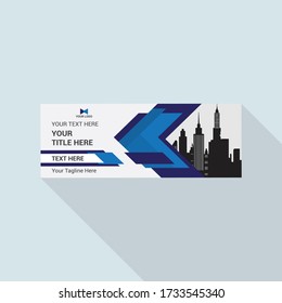 vector de diseño de portada de banners web 