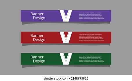 Webbanner-Design - Abstrakte Vektorhintergrund-Vorlage