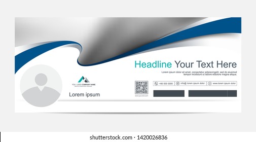 Web banner design background or header, Cover timeline for Social network