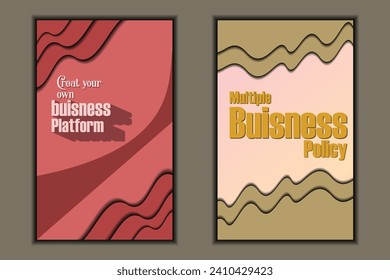 Web banner design element for your design, can be used in corporate office presentation banner, business posters, vector art illustration