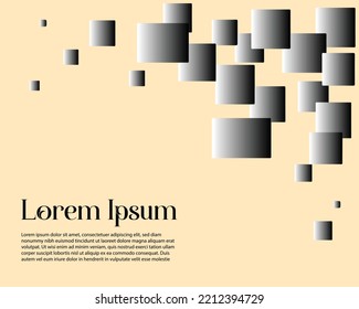 Web Banner Design on cream background