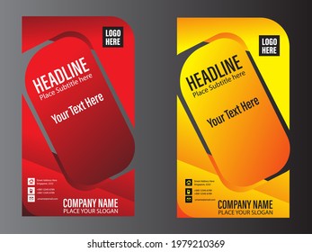 web banner design , social media banner template vector