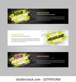 Web banner design sports invitation template. Can be adapt to Brochure, Annual Report, Magazine, Poster.
