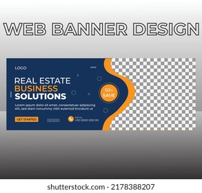 Web Banner Design Template Stock Vector (Royalty Free) 2178388207 ...