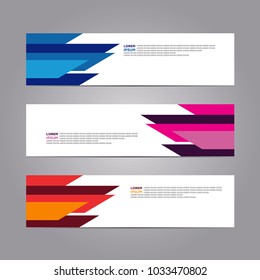 Web banner design template. backdrop design template