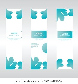 web banner design template. ready use vector template. modern banner design.