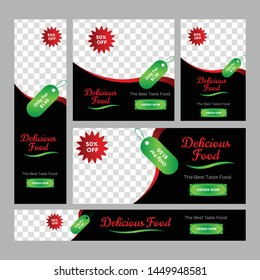 Web Banner Design Template Vector