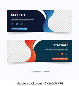 Web banner design template for your website promotion purpose