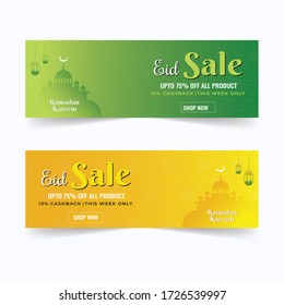Web banner design template for your website promotion purpose