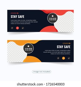 Plantilla de diseño de banners web para su propósito de promoción de sitios web