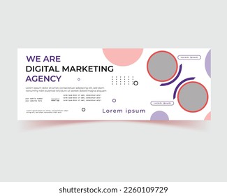 Webbanner-Design für zwei Personen