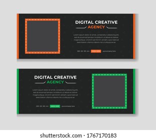 Web Banner Design Vector Company Business Template
