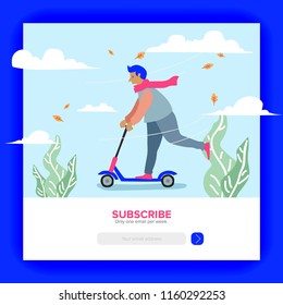 Web banner design, vector illustration.