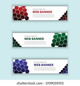Web Banner design vector Illustration