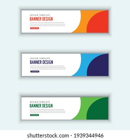 Web banner design vector illustration