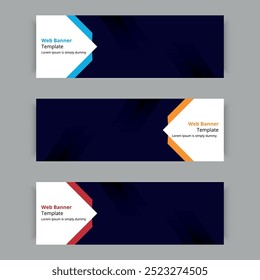 Web banner design vector illustration. Black Friday banner concept. 