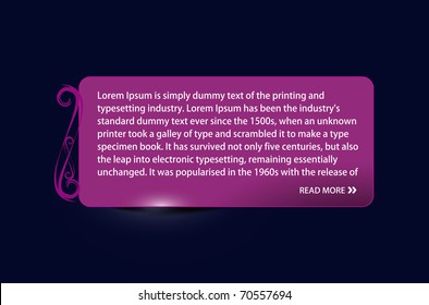 web banner elements for web templete design used.
