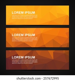 Web banner, Header layout template - Vector