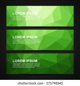 Web banner, Header layout template - Vector