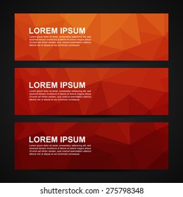 Web banner, Header layout template - Vector