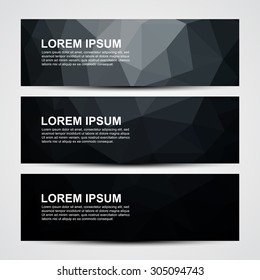 Web banner, Header layout template - Vector