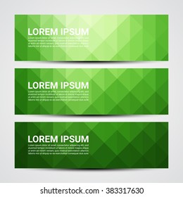 Web banner, Header layout template - Vector