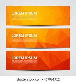 Web banner, Header layout template - Vector